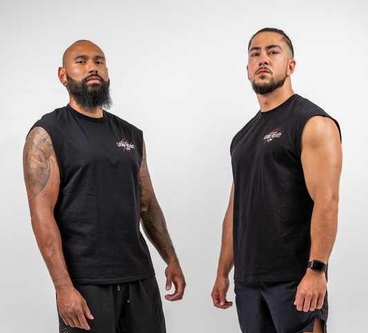 LIONS HEART “UNSTOPPABLE” Sleeveless Tee – Black