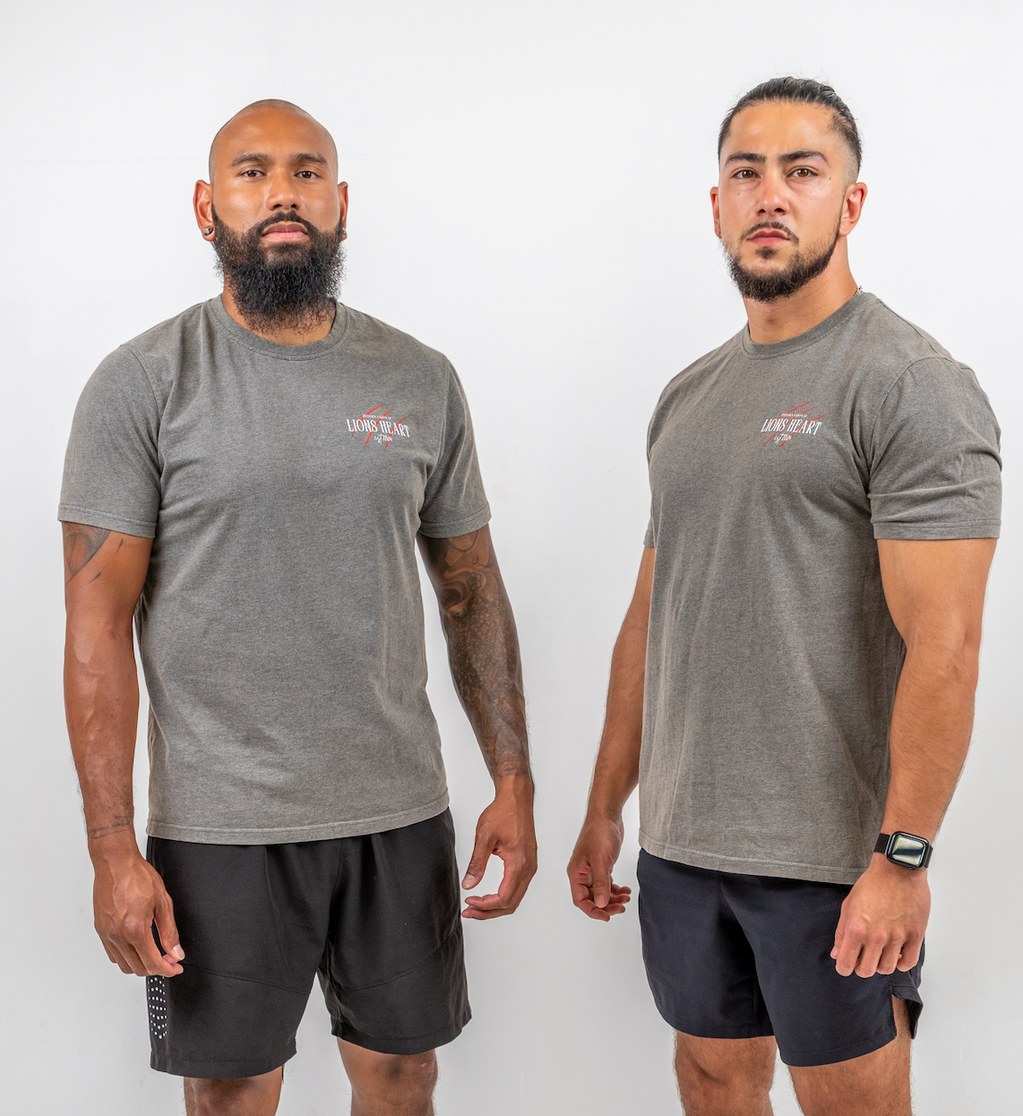 LIONS HEART “IMMORTAL – KING OF THE JUNGLE” TEE – GREY